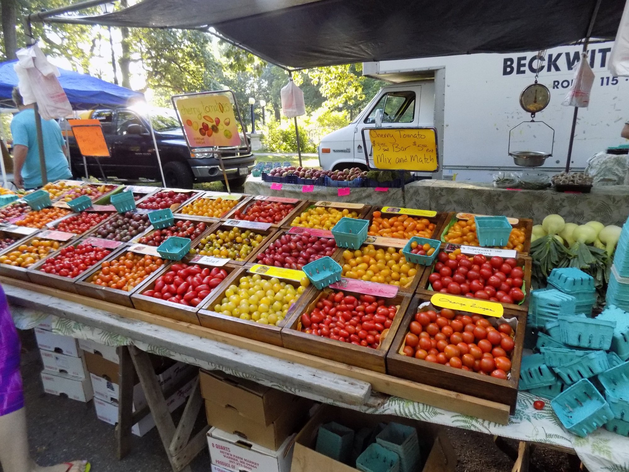 2023 Portland Farmers Market   Cherry Tomatoes Variety 