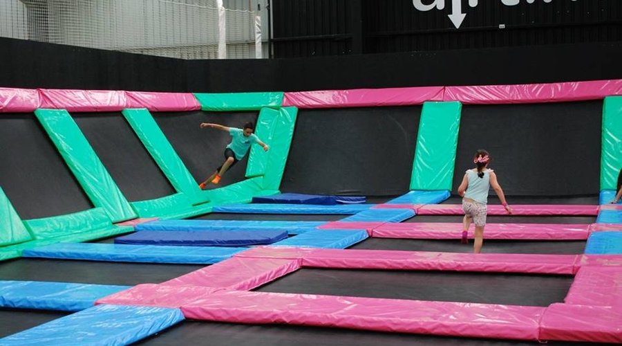 General trampoline play area