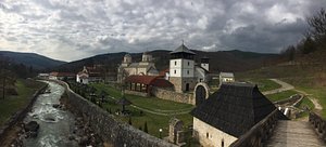 Restaurant Canyon is located on the river Mileševka, near the monastery  Mileševa from XIII century, monument of medieval Serbian art, which gardens  the most famous fresco “White Angel”. It was used as