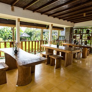 Restaurant at the Alam Puisi Villa