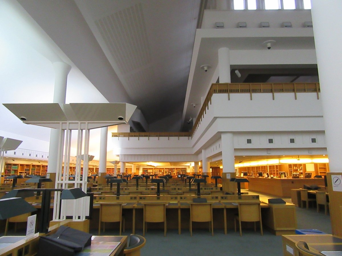 British Library, Kings Cross, London, Architects; Colin St …