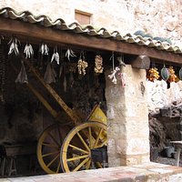 Una tettoia esterna