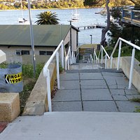Staircase down to river level from Durdham Cr.