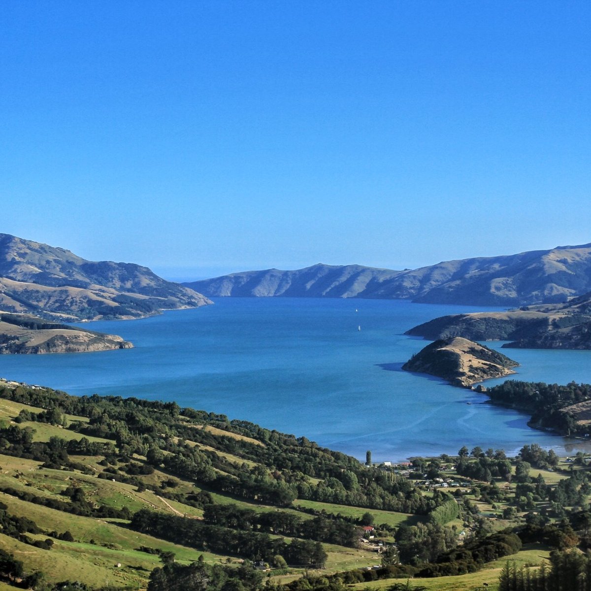 Akaroa новая Зеландия