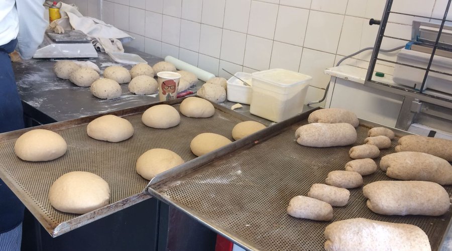 Bread in the making