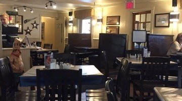 The dining room