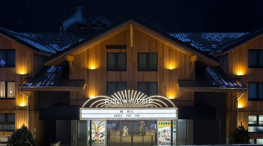 La Façade du RockyPop Hotel 