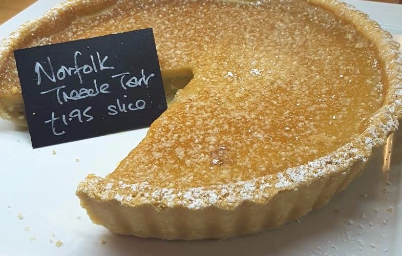 Homemade Norfolk Treacle Tart 