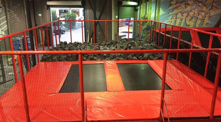 Foam Pit with Running Matts