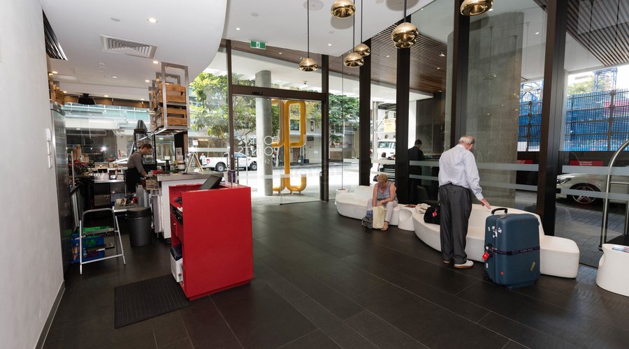 Lobby at the Four Points by Sheraton Brisbane