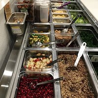 wow! look at the food area - fresh choices!