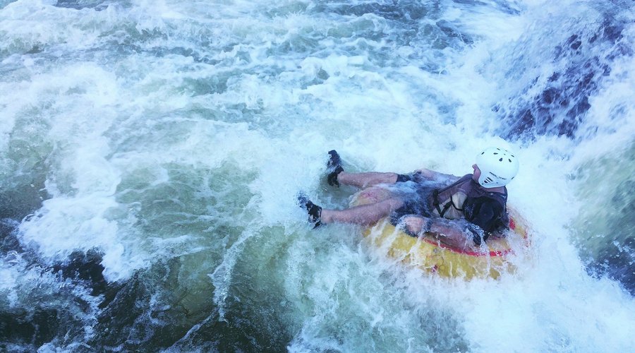 River Tubing over the BRL falls!