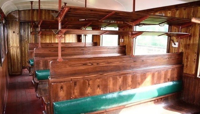 Private train interior