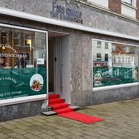 Flot Cafe og midt i Skanderborg by