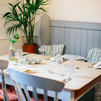 Cosy corner table