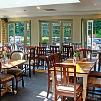 Our beautifully lit Orangery