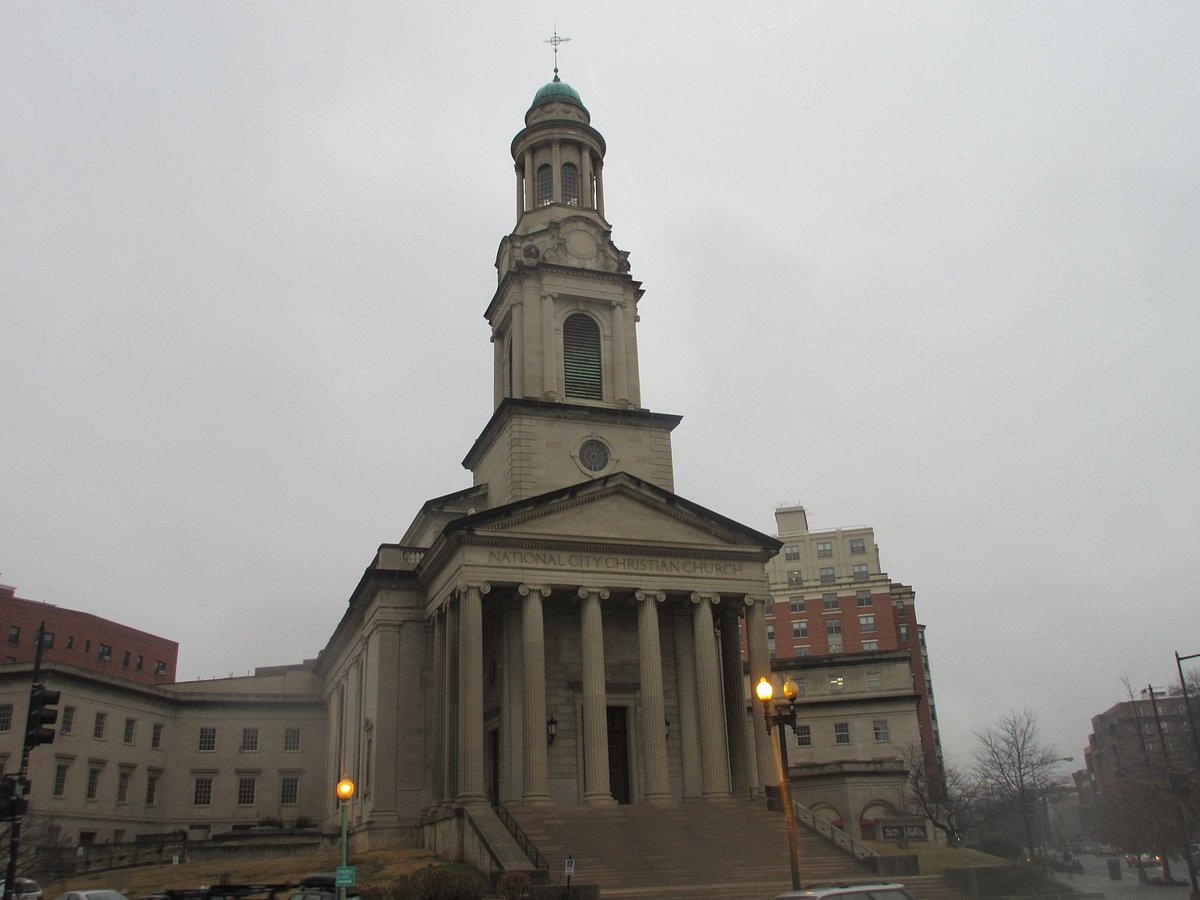 Washington DC, capital city of the United States. National City Christian  Church - neoclassical building at Thomas Circle. Protestant denomination  Stock Photo - Alamy