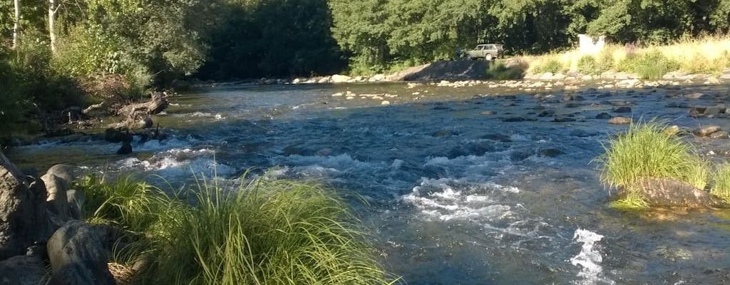Río Cúa a su paso por Villabuena