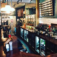 The bar... good beer, wine etc