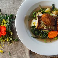 Seasonal fish dish
