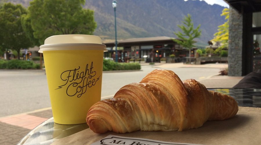 Enjoy a Croissant and a Flight Coffee