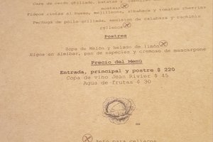 Menú