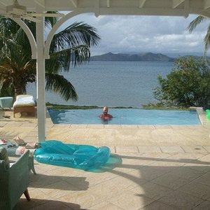 Single Family Villas Cliffdwellers, Nevis. Private Pool and Westerly view