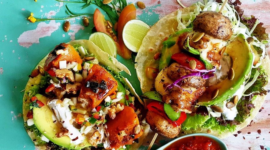 vegetarian tacos