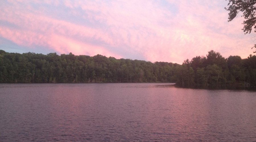 Sunset at Black Lake