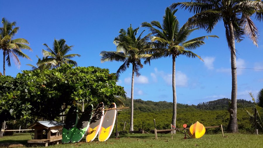 two of our ocean activities....paddle boards and kayaks are waiting for you to be used
