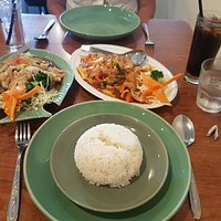 Chicken & Vegetable and Pork Seet & Sour.