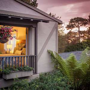 Exterior at sunset