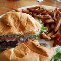 Black and Bleu Burger