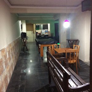 Recepção do hostel