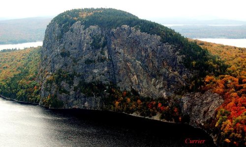 Mount Kineo on Moosehead Lake.