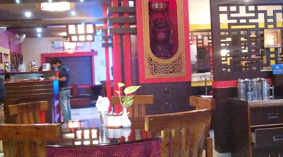 Inside restaurant