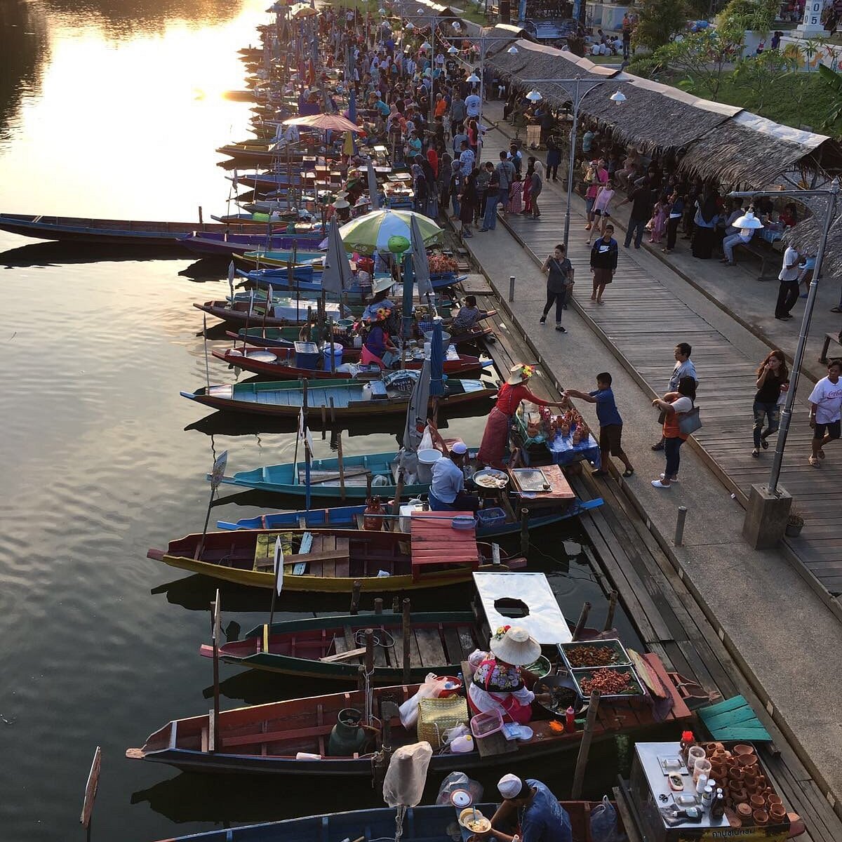 Lokasi Pasar Terapung Khlong Hae