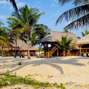 Outside of the Beach Houses at Pura Vida Lodge