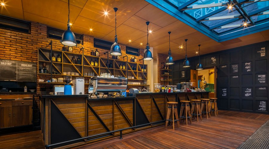 bar area