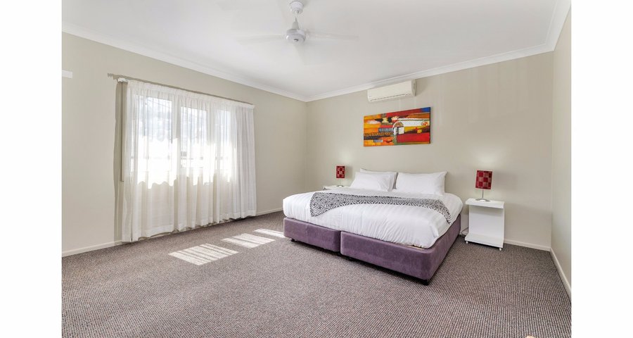 2 Bedroom Apartment - master bedroom with king bed