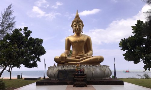 Buddha in der Gedenkstätte