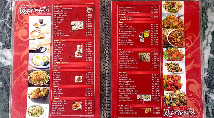 Food Menu.