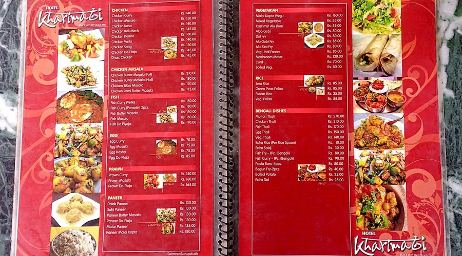 Food Menu.