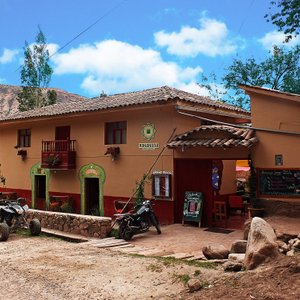 Fachada con arte