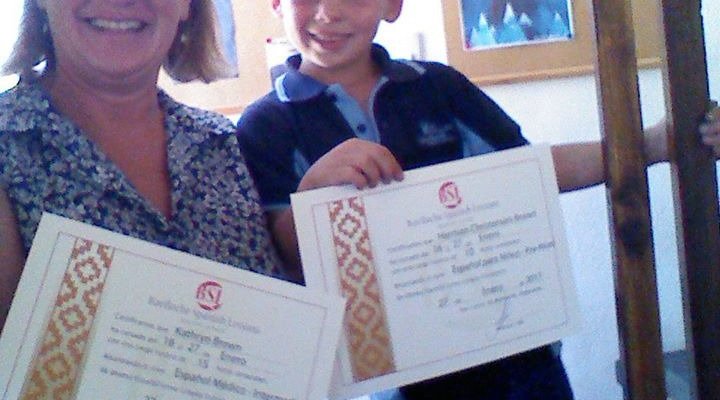 Kate and Harry spent 2 weeks at BSL, she focused on Medical Spanish and he made his first steps 