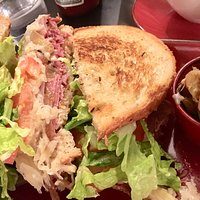 sandwich at Side Saddle Cafe