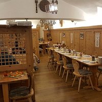 The breakfast hall