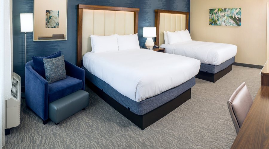 Newly designed guest rooms