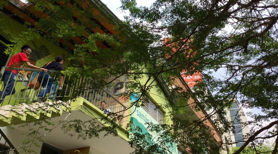 Our balcony and entrance