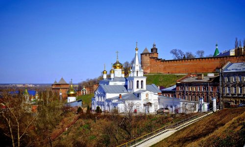 A View from Fedorovsky Enbankment, Nizhny Novgorod